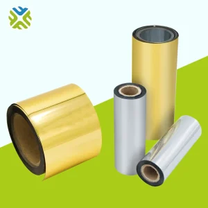 8 Micron Silver Vacuum Metalized PE/BOPP/PET Film Roll Thermal Lamination Film for Packaging