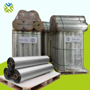 metalized mirror mylar pet film coated 6mic laminating film roll mpet film for lamination